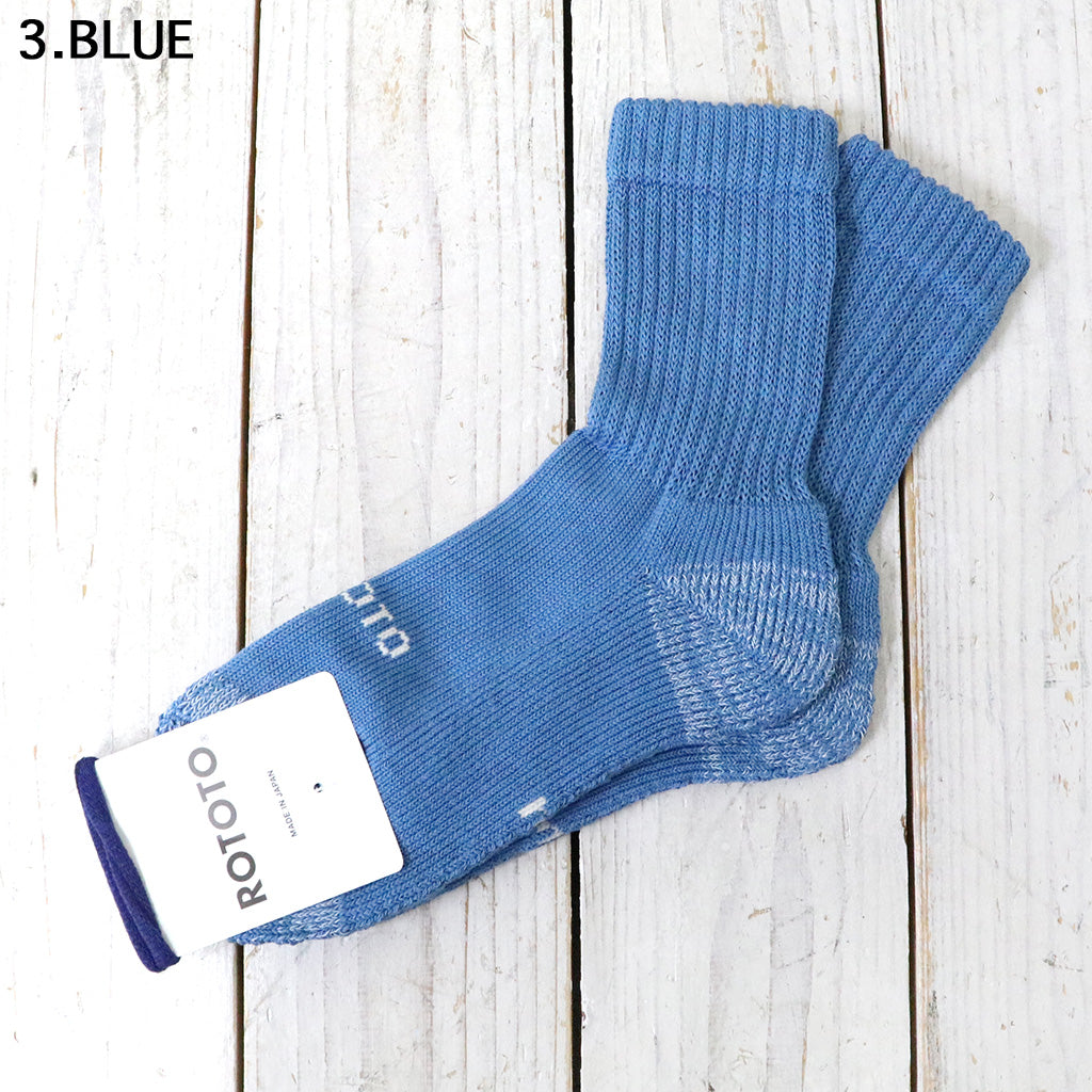 ROTOTO『EVERYDAY PILE MINI CREW SOCKS』