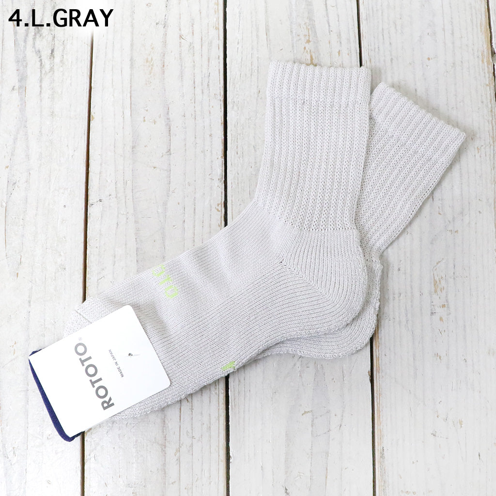 ROTOTO『EVERYDAY PILE MINI CREW SOCKS』