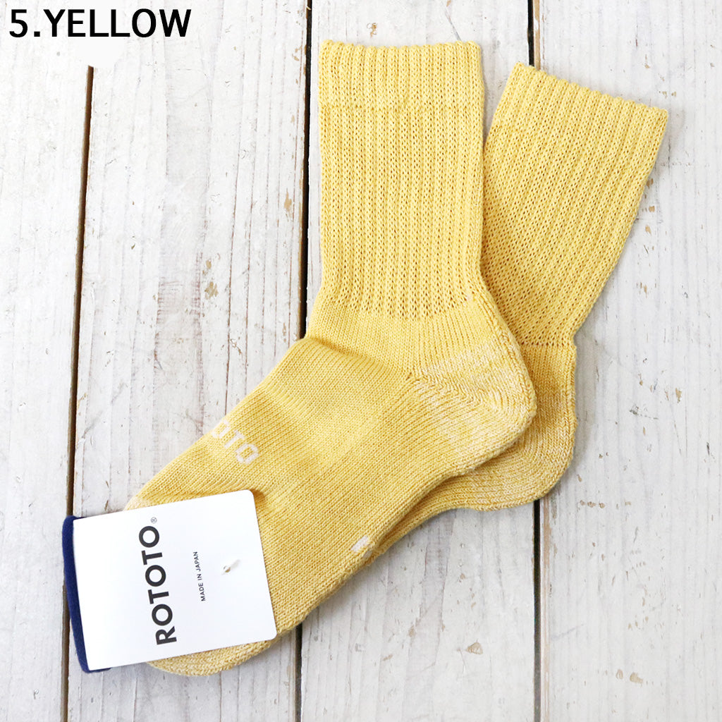 ROTOTO『EVERYDAY PILE MINI CREW SOCKS』