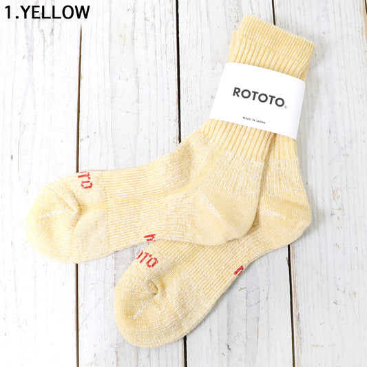 ROTOTO『DOUBLE FACE MINI CREW SOCKS “ORGANIC COTTON”』