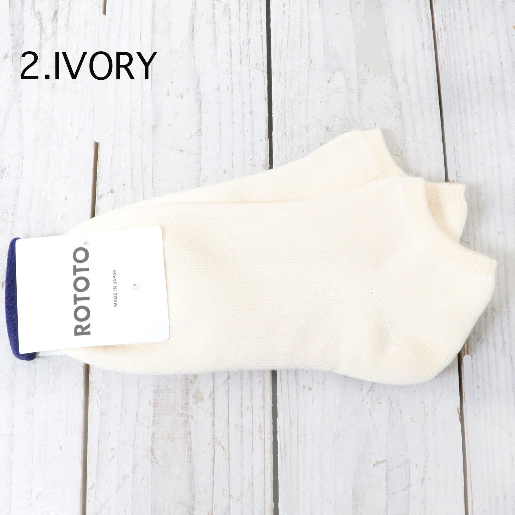 ROTOTO『WASHI PILE SHORT SOCKS』