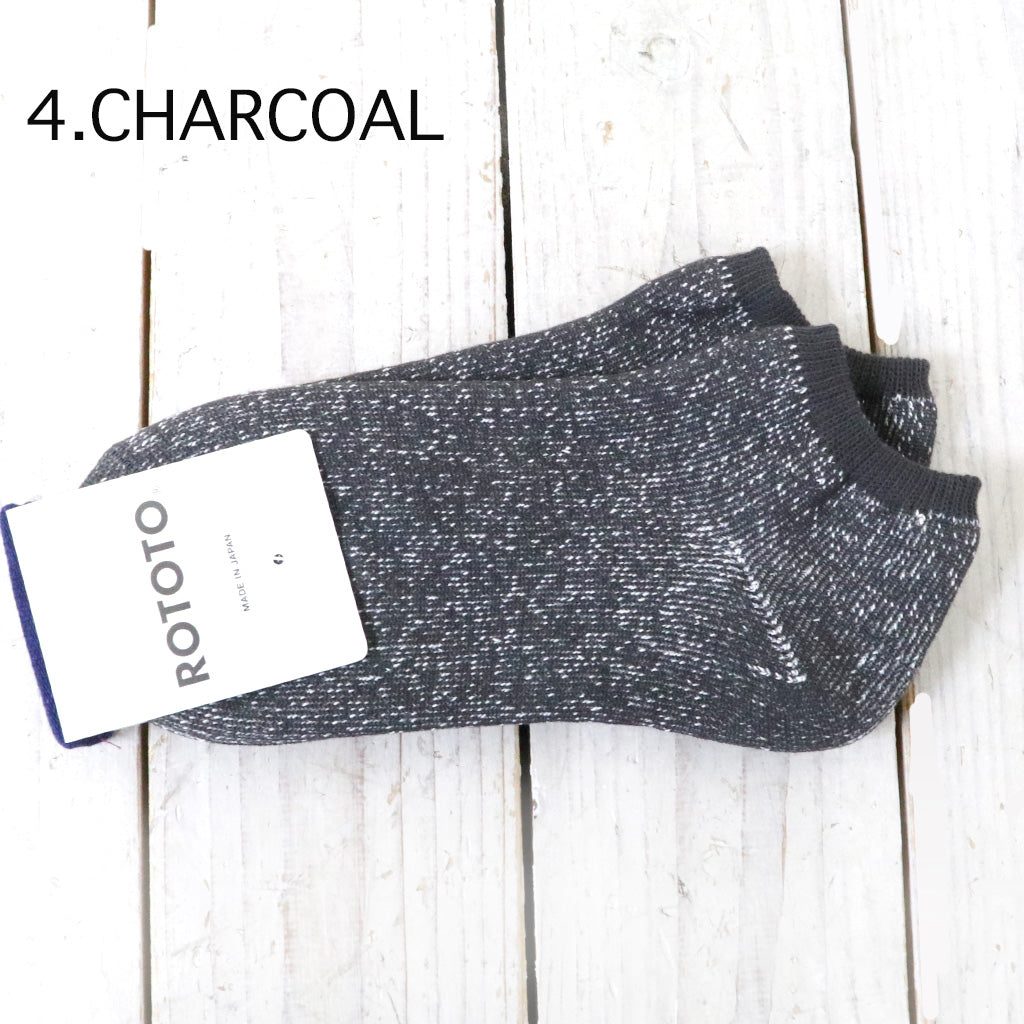 ROTOTO『WASHI PILE SHORT SOCKS』