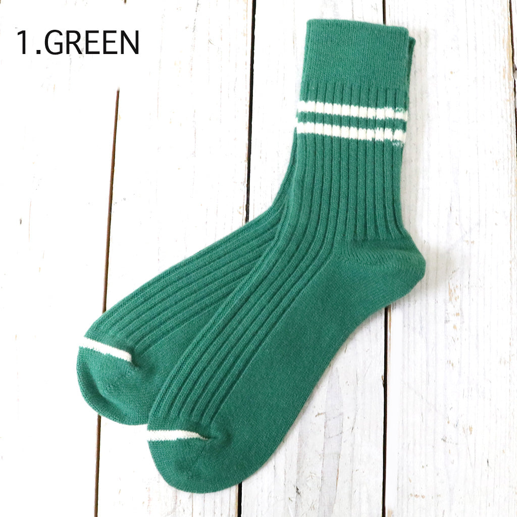 ROTOTO : MERINO LAMBS WOOL STRIPE SOCKS