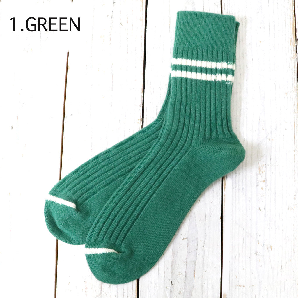 ROTOTO『MERINO LAMBS WOOL STRIPE SOCKS』