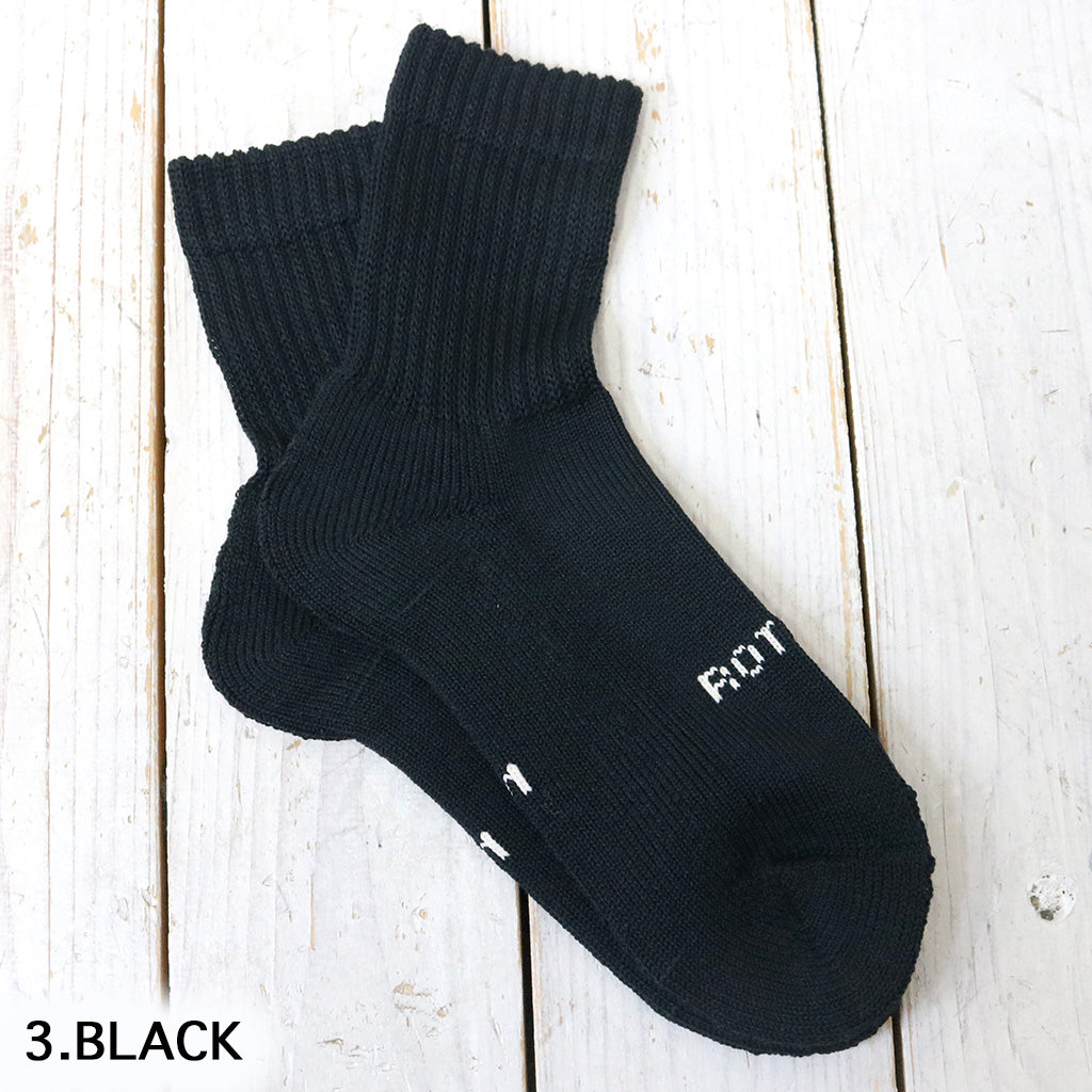 ROTOTO『ORGANIC DAILY 3 PACK MINI CREW SOCKS』