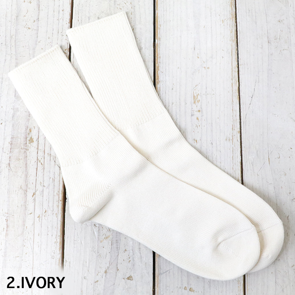 ROTOTO : ORGANIC DAILY 3 PACK RIBBED CREW SOCKS