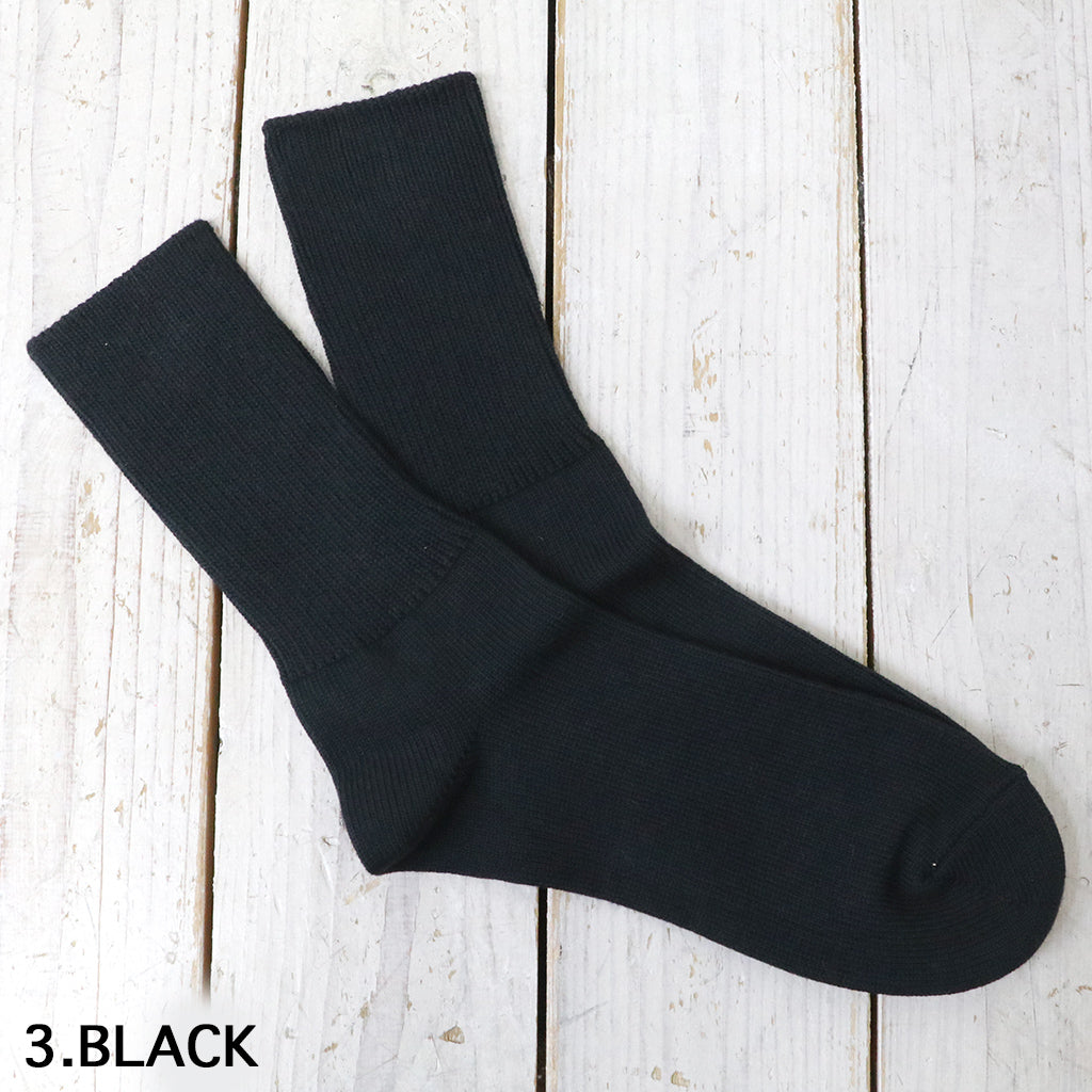 ROTOTO : ORGANIC DAILY 3 PACK RIBBED CREW SOCKS