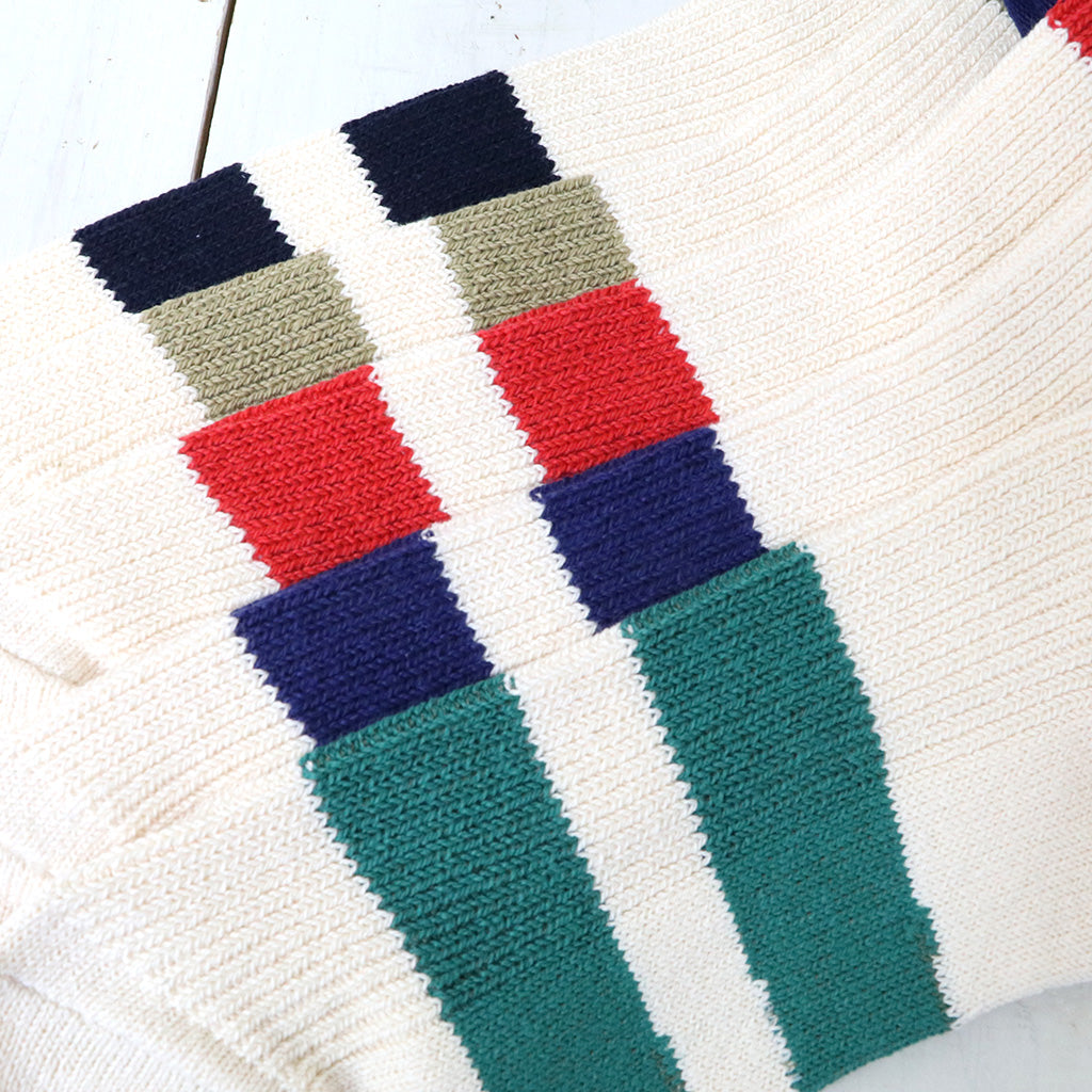 ROTOTO : RECYCLED COTTON STRIPE SOCKS
