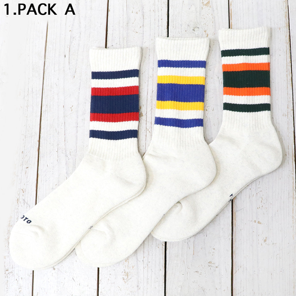ROTOTO : 3 PACK EVERYDAY ATHLETIC SOCKS