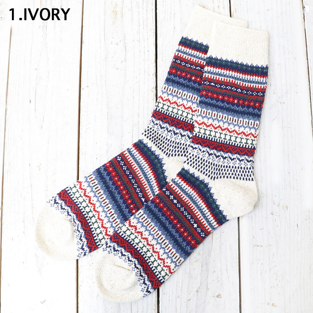 ROTOTO : NORDIC PATTERN SOCKS