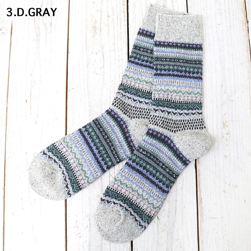 ROTOTO : NORDIC PATTERN SOCKS