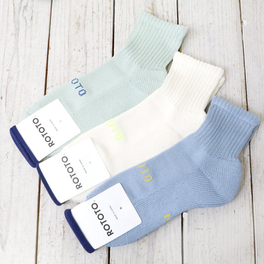 ROTOTO : EVERYDAY PILE ANKLE SOCKS