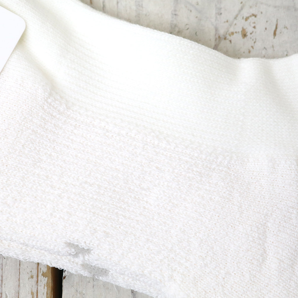 ROTOTO : WASHI CUSHION STRIPE CREW SOCKS