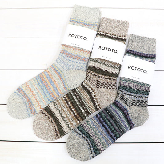 ROTOTO : NORDIC PATTERN SOCKS (R1630)