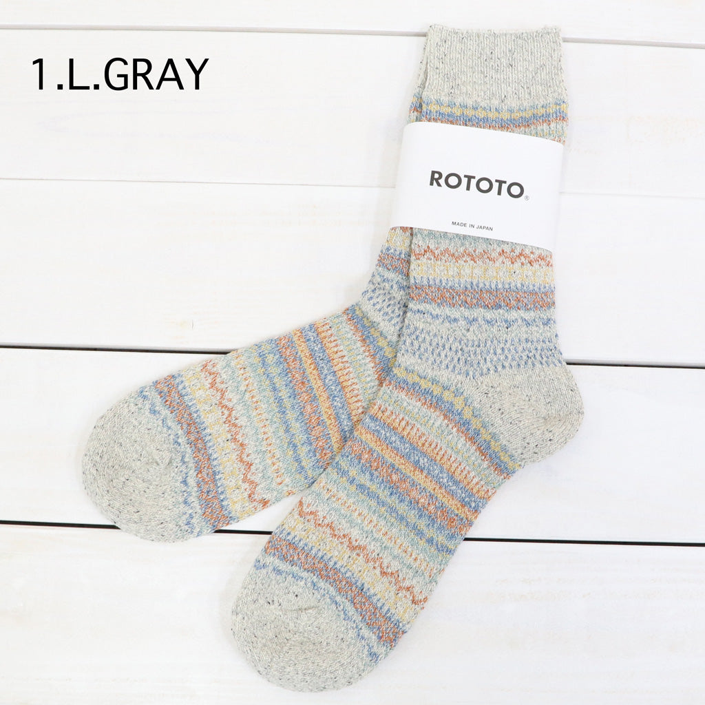 ROTOTO : NORDIC PATTERN SOCKS (R1630)