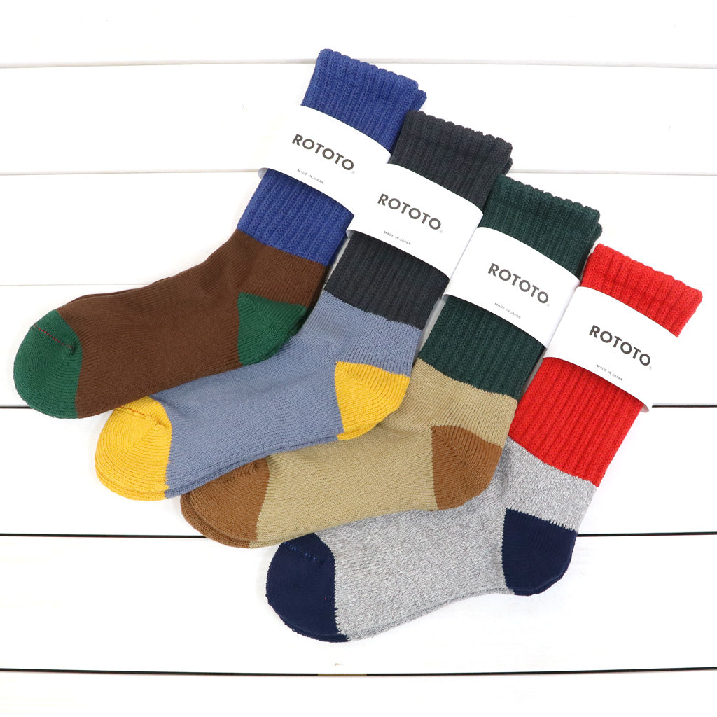ROTOTO : MULTI LOOSE PILE SOCKS (R1631)
