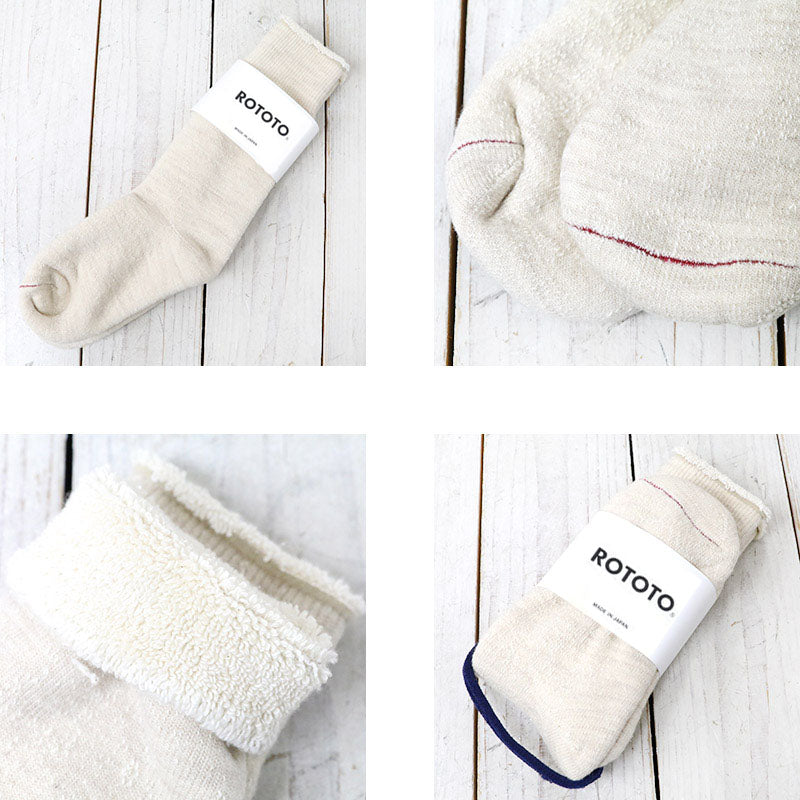 ROTOTO : DOUBLE FACE SOCKS