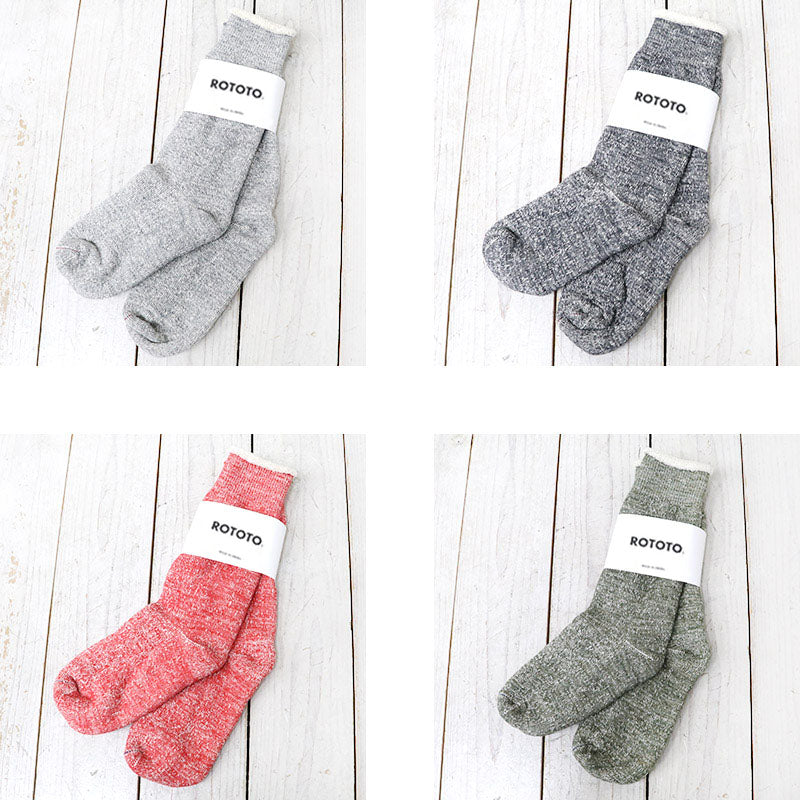 ROTOTO : DOUBLE FACE SOCKS
