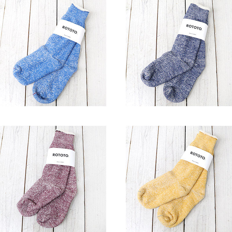 ROTOTO : DOUBLE FACE SOCKS