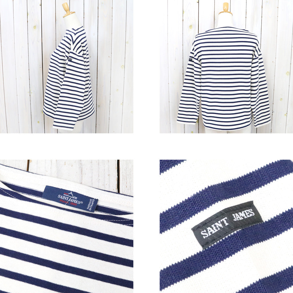 SAINT JAMES『OUESSANT LOOSE』(ECRU/MARINE)