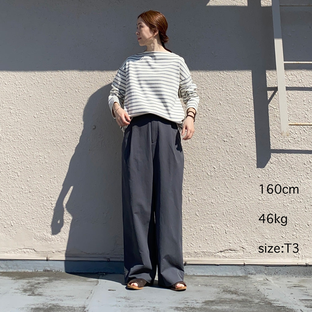 SAINT JAMES『OUESSANT LOOSE』(ECRU/GRIS)