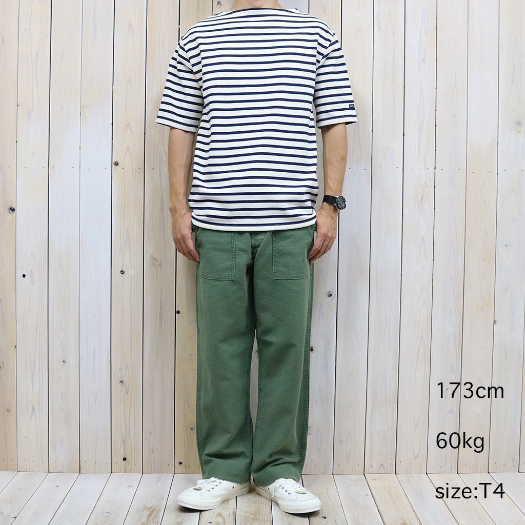 SAINT JAMES『OUESSANT SHORT』(ECRU/MARINE)