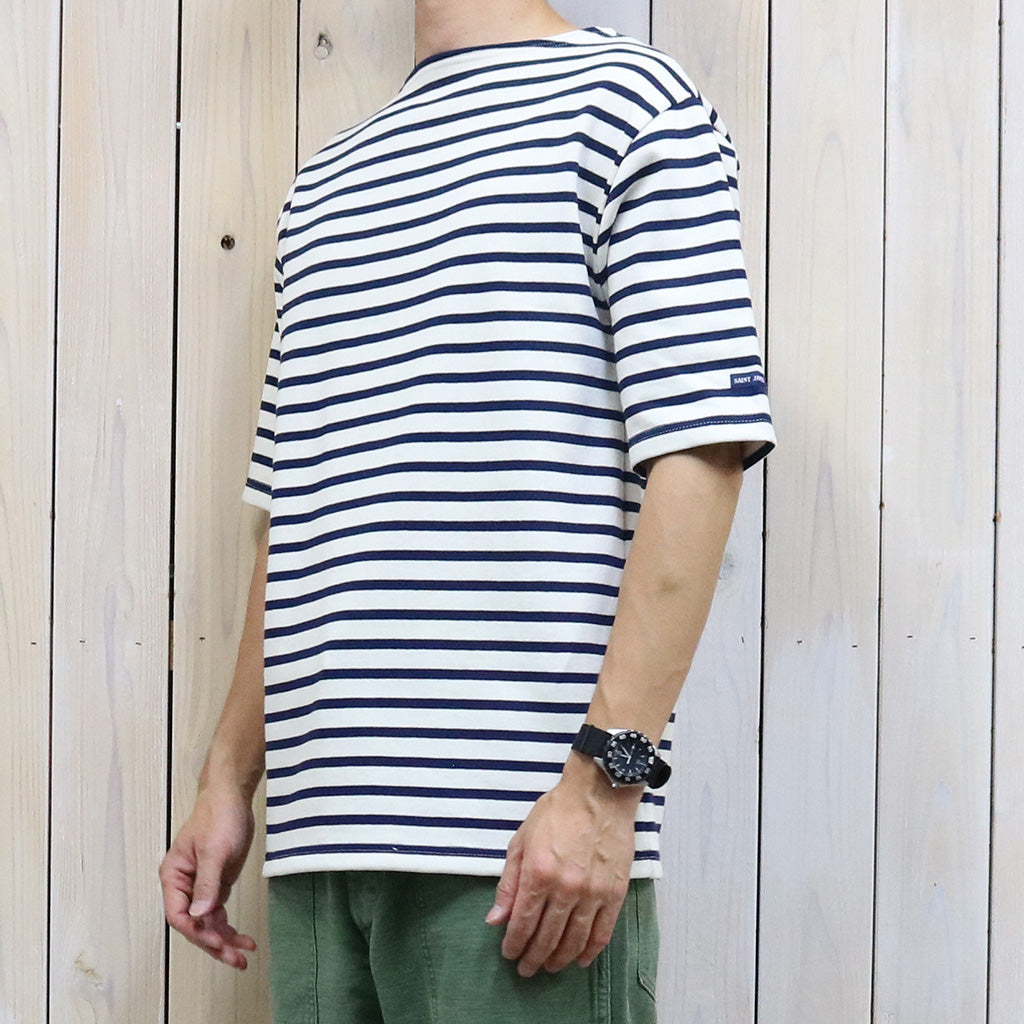 SAINT JAMES『OUESSANT SHORT』(ECRU/MARINE)