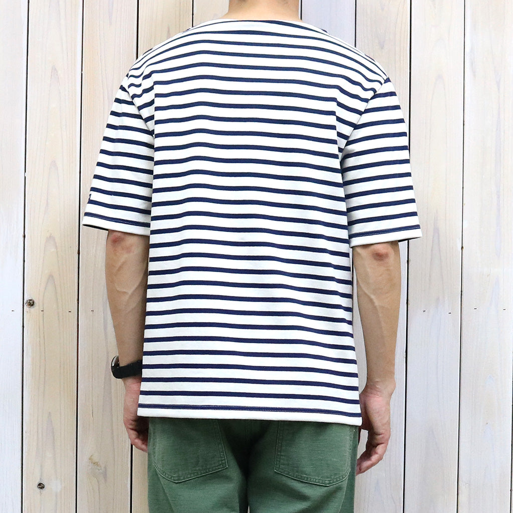 SAINT JAMES『OUESSANT SHORT』(ECRU/MARINE)