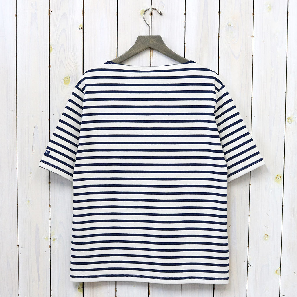 SAINT JAMES『OUESSANT SHORT』(ECRU/MARINE)