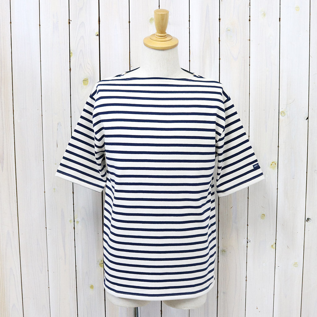 SAINT JAMES『OUESSANT SHORT』(ECRU/MARINE)