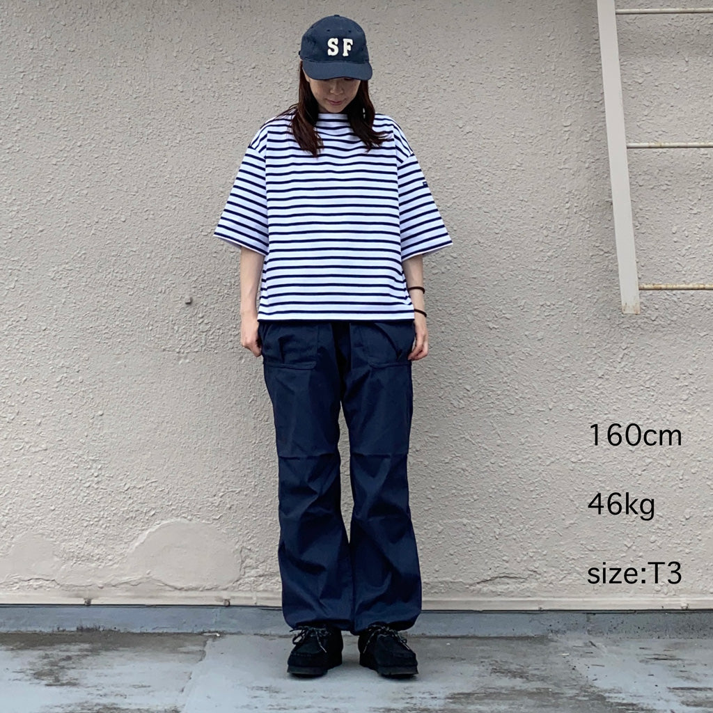 SAINT JAMES『OUESSANT LOOSE S/S』(NEIGE/MARINE)