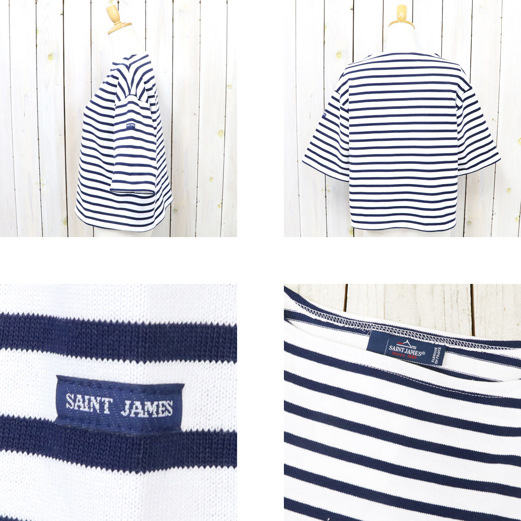SAINT JAMES『OUESSANT LOOSE S/S』(NEIGE/MARINE)