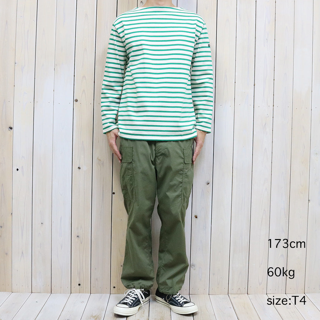 SAINT JAMES『OUESSANT』(ECRU/GREEN)