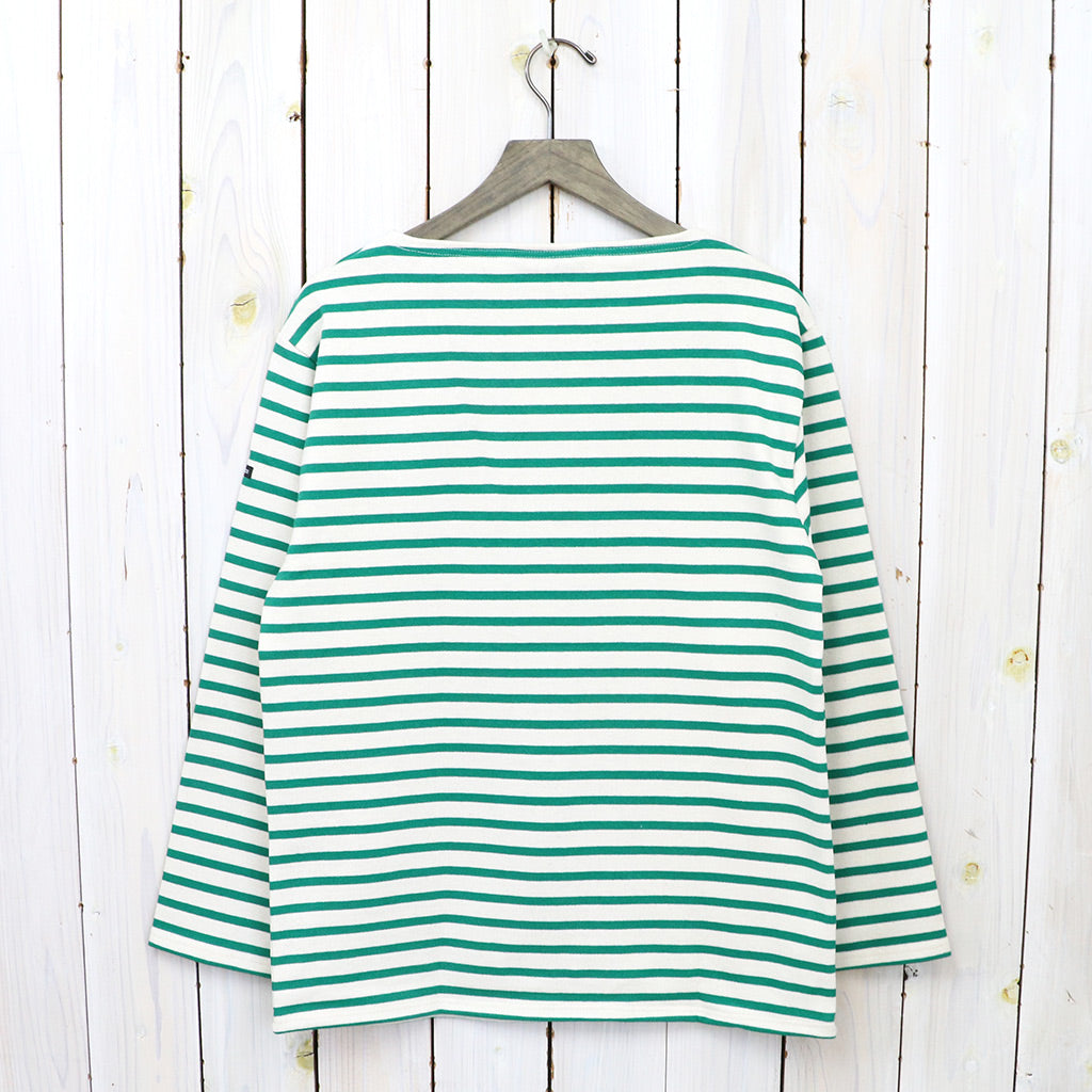 【新品】SAINT JAMES OUESSANT R A T6 コットン100% SAINT JAMES『OUESSANT』(ECRU/GREEN) – Reggieshop