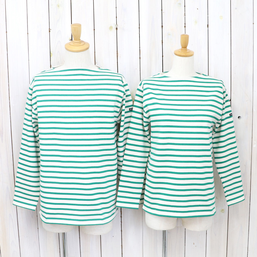 SAINT JAMES『OUESSANT』(ECRU/GREEN)