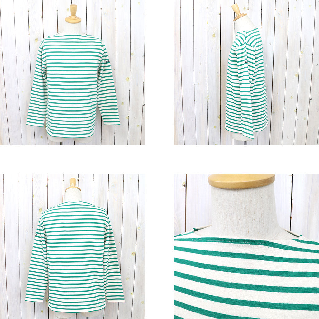 SAINT JAMES『OUESSANT』(ECRU/GREEN)