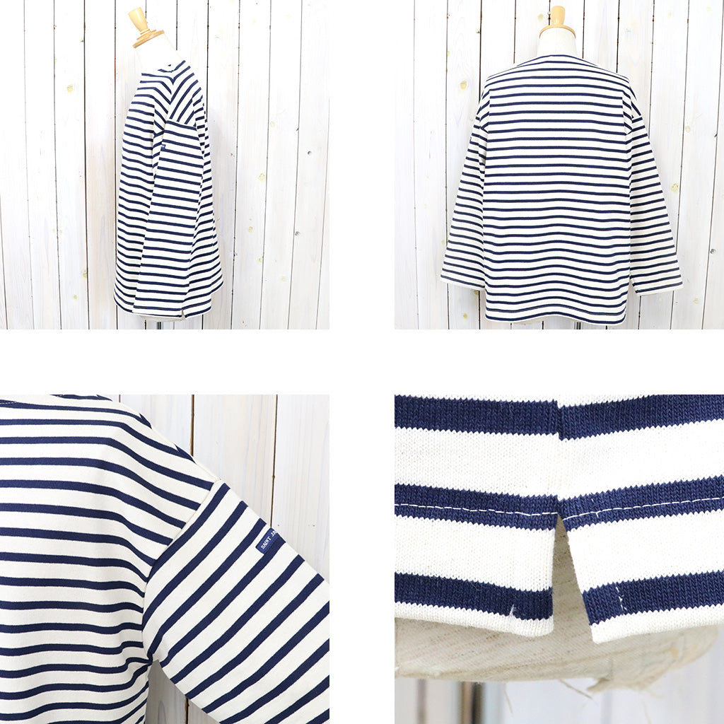 SAINT JAMES『OUESSANT LOOSE MEN’S』(ECRU/MARINE)