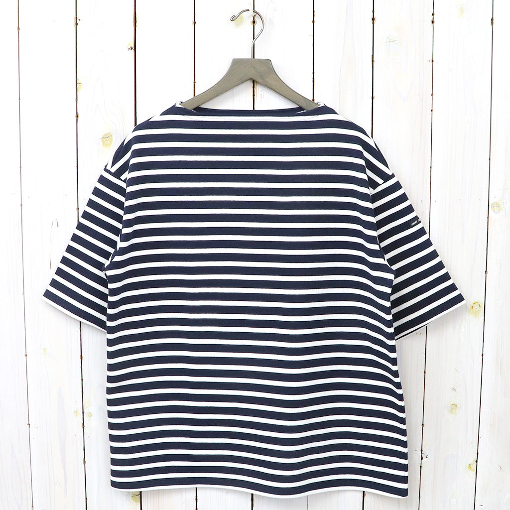 SAINT JAMES : OUESSANT LOOSE S/S (NAVY/ECUME)