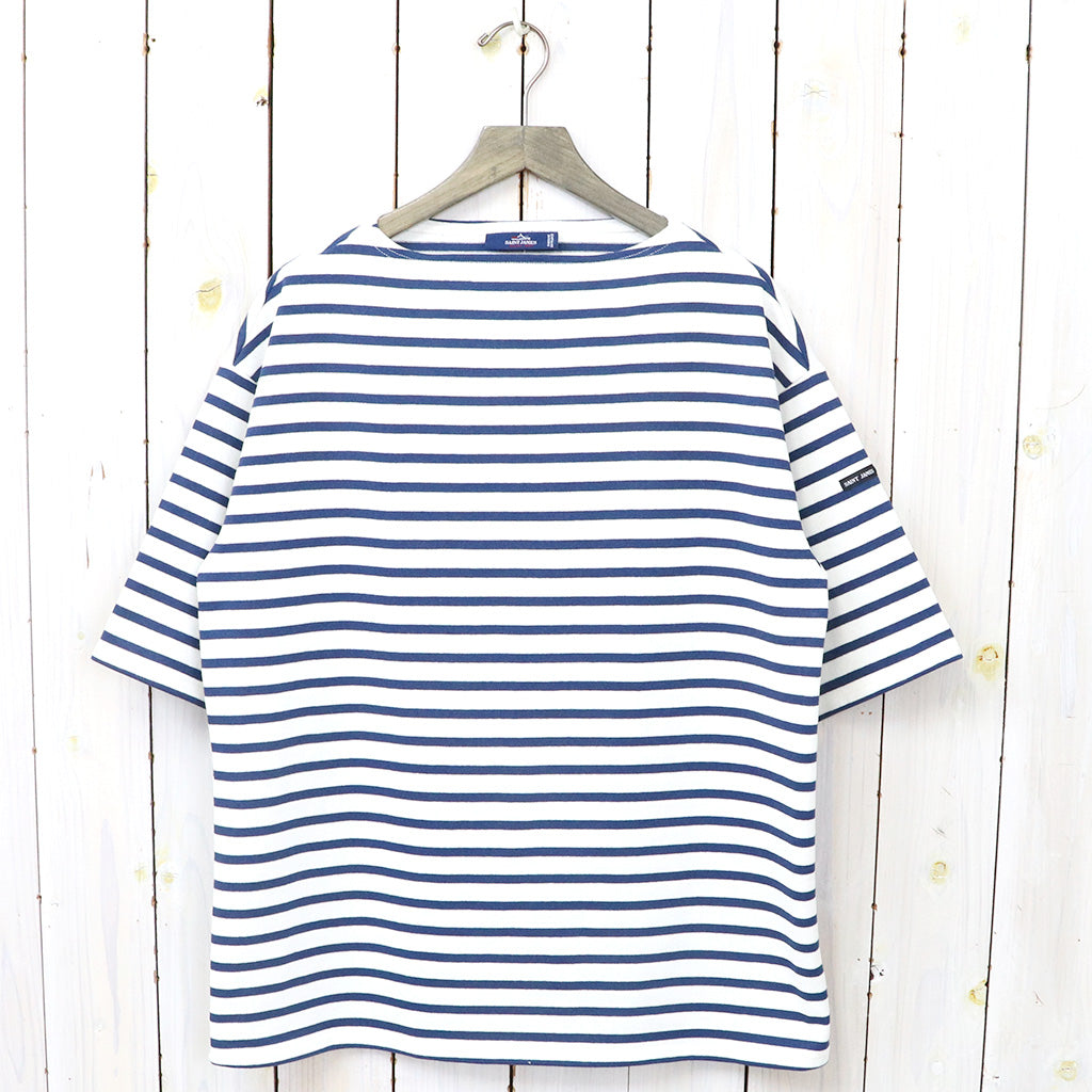 SAINT JAMES (セントジェームス) : OUESSANT LOOSE S/S (ECUME/ENCRE