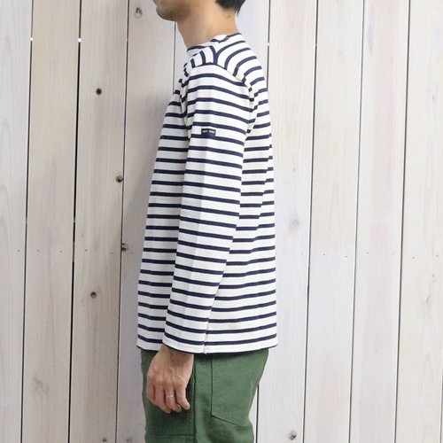 SAINT JAMES『OUESSANT』(ECRU/MARINE)