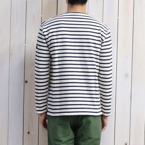 SAINT JAMES『OUESSANT』(ECRU/MARINE)