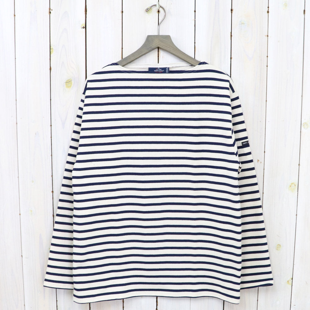 SAINT JAMES『OUESSANT』(ECRU/MARINE)