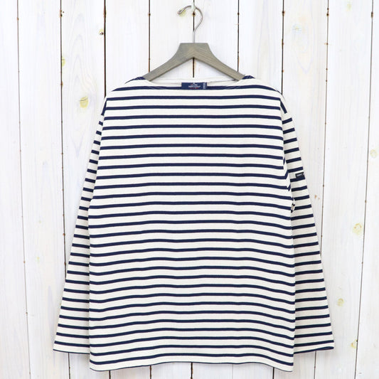 SAINT JAMES『OUESSANT』(ECRU/MARINE)