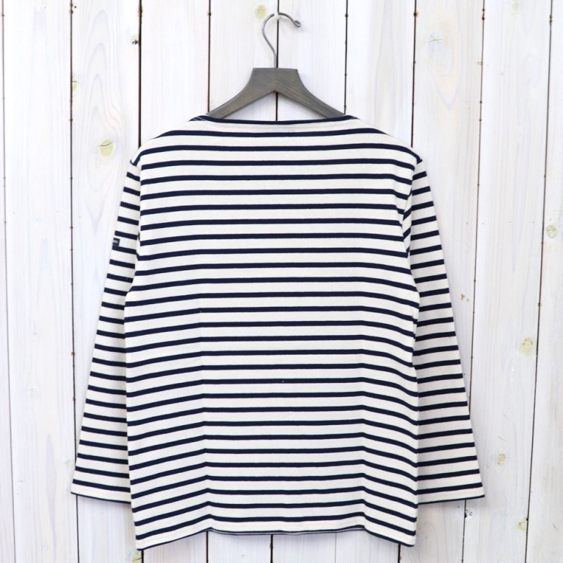 SAINT JAMES『OUESSANT』(ECRU/MARINE)