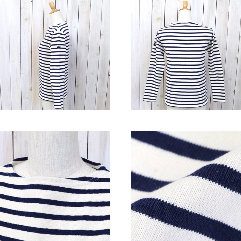 SAINT JAMES『OUESSANT』(ECRU/MARINE)