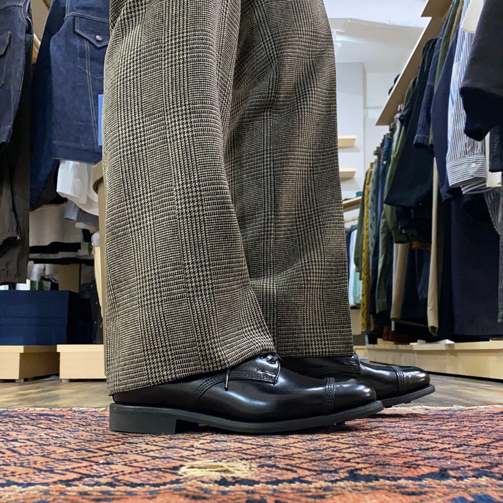 SANDERS : Military Derby Shoe (Black)