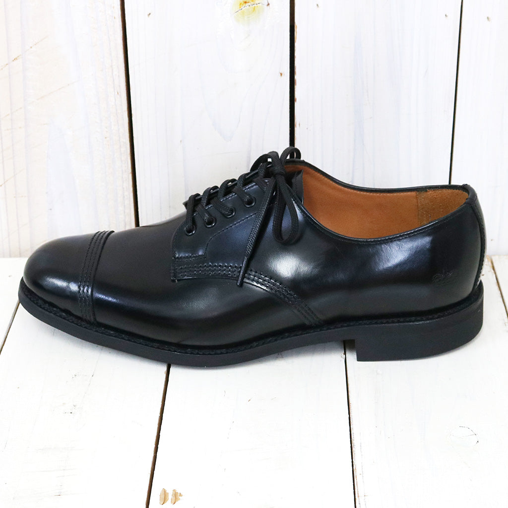 SANDERS : Military Derby Shoe (Black)