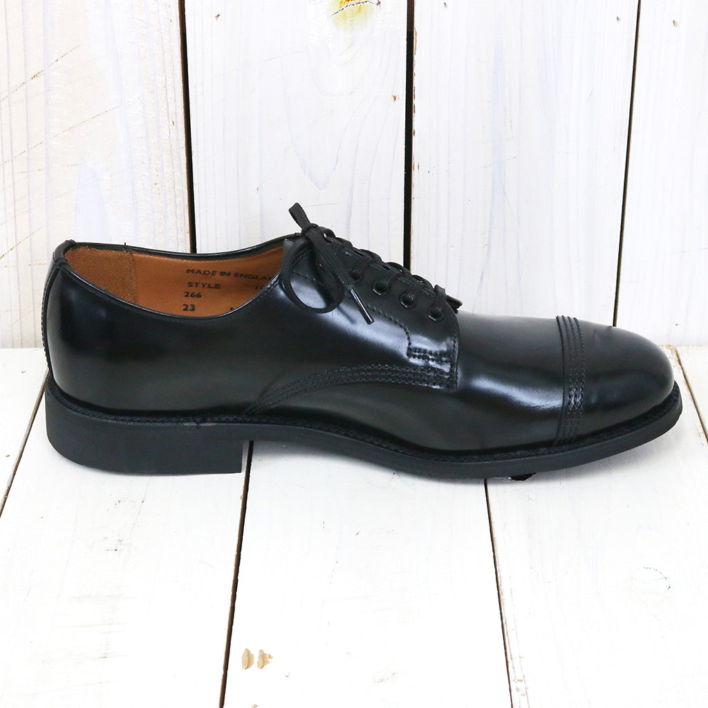 SANDERS : Military Derby Shoe (Black)