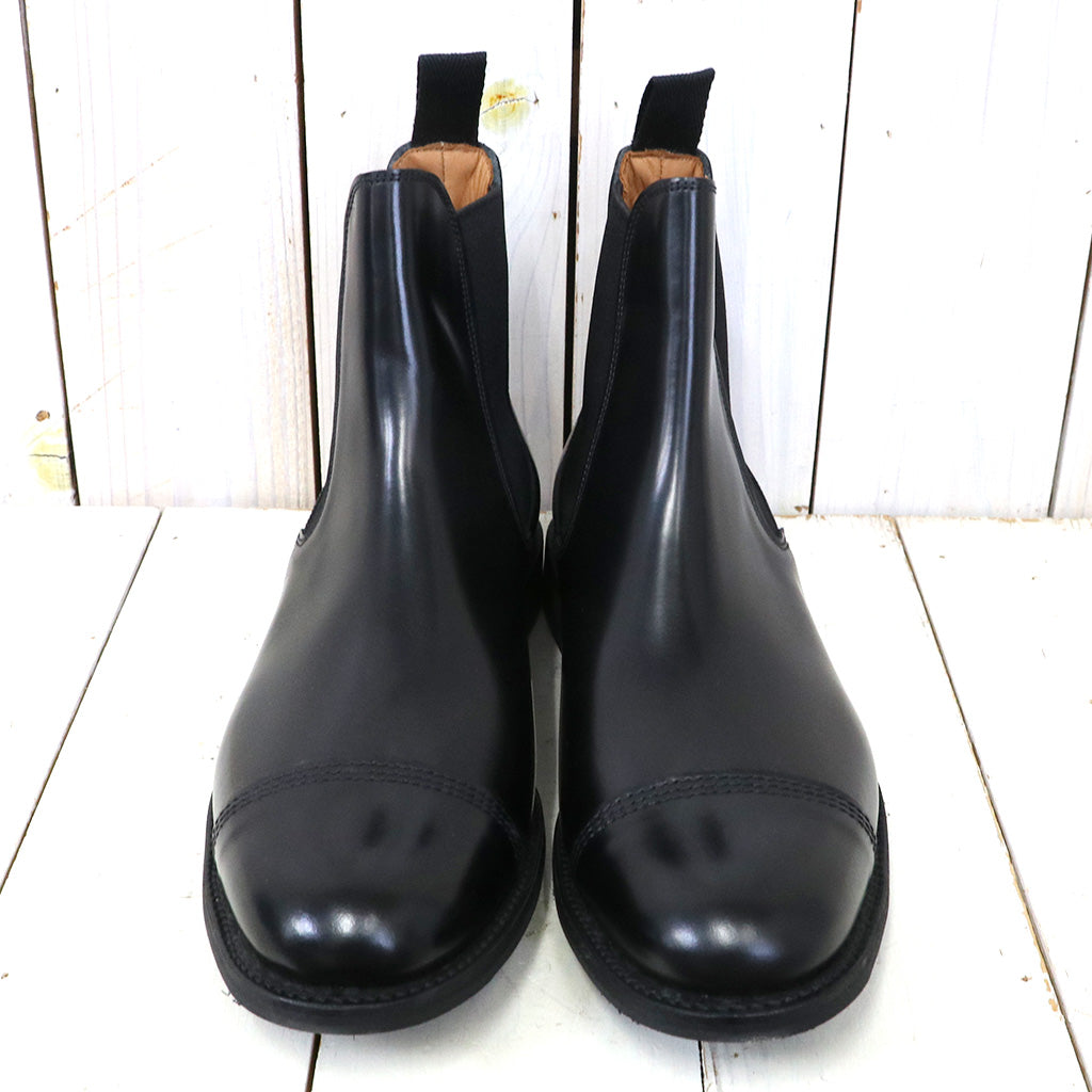 SANDERS『Military Cap Toe Chelsea』(Black)