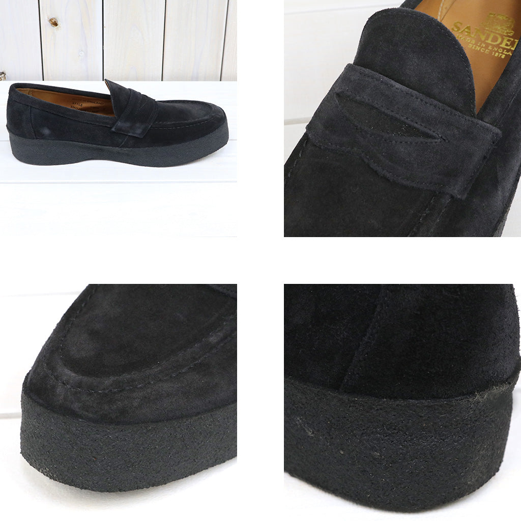 SANDERS : Mudguard Loafer (Black)